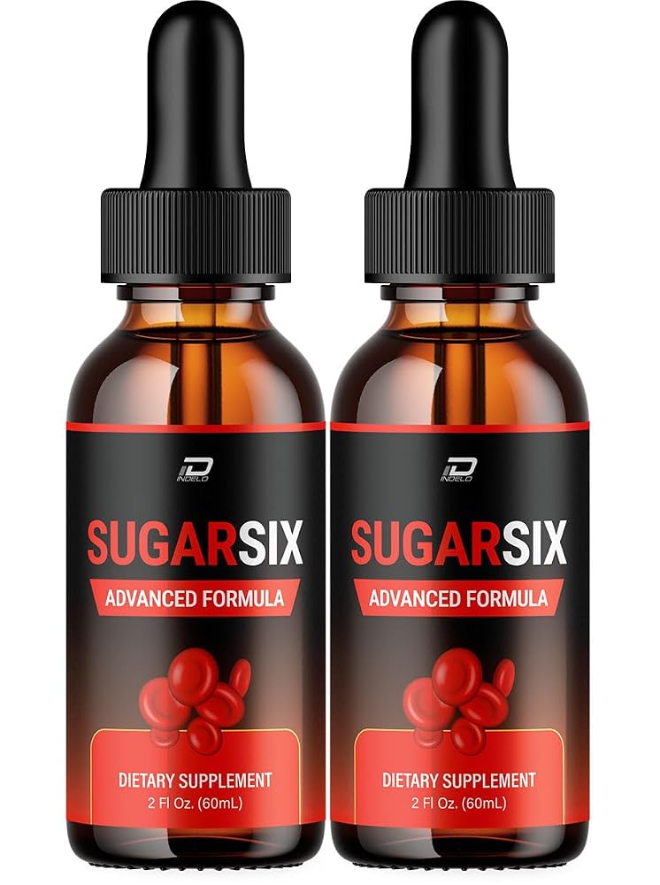 Indelo Sugar Six Drops Healthy Formula Dietary Supplement - 2 Pack