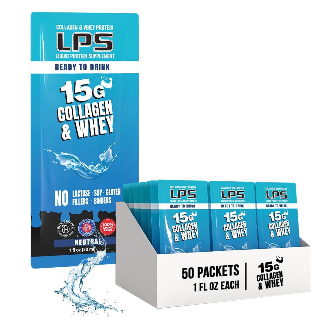 Nutritional Designs LPS Liquid Collagen & Whey Protein Supplement