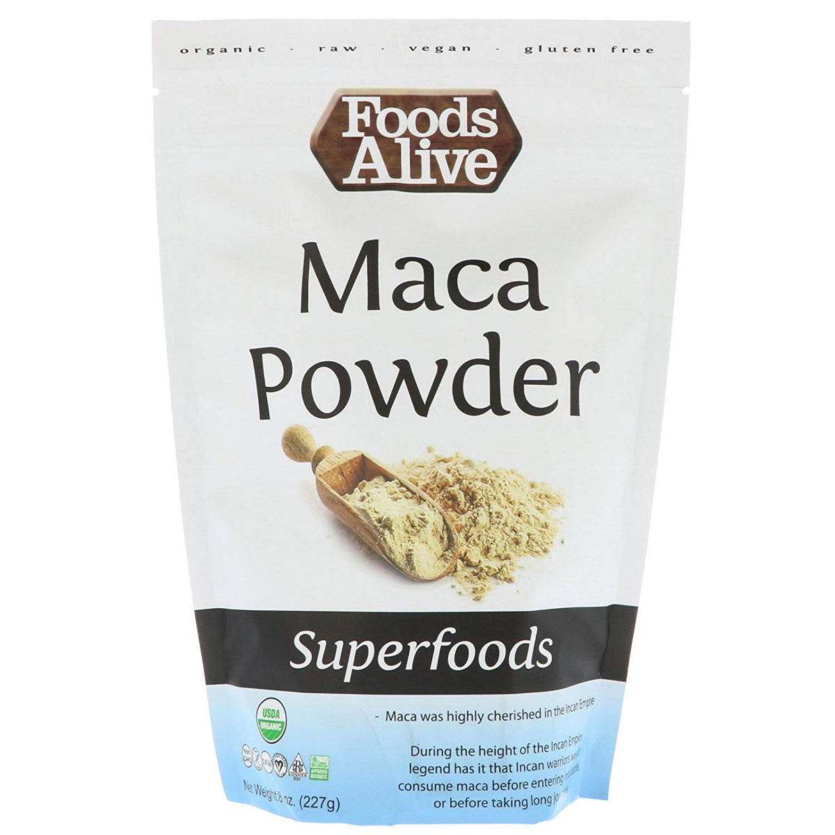 Foods Alive Organic Maca Root Powder - 8 oz