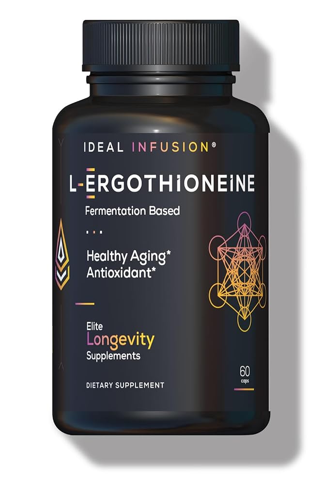 Ideal Infusion L-Ergothioneine 30mg Antioxidant - 60 Capsules