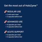 Healthy Gut HoloZyme Max Strength Digestive Enzymes - 30 Capsules - image 9