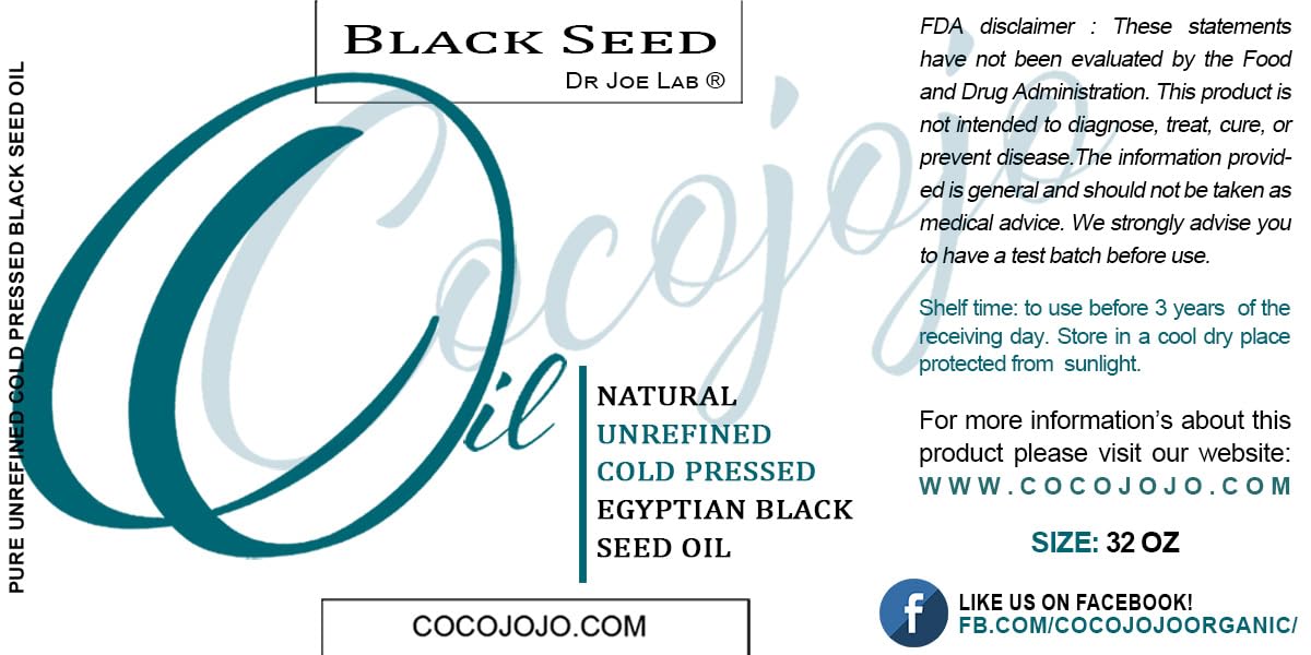 Dr Joe Lab Egyptian Black Seed Oil - 32 Fl Oz - image 3