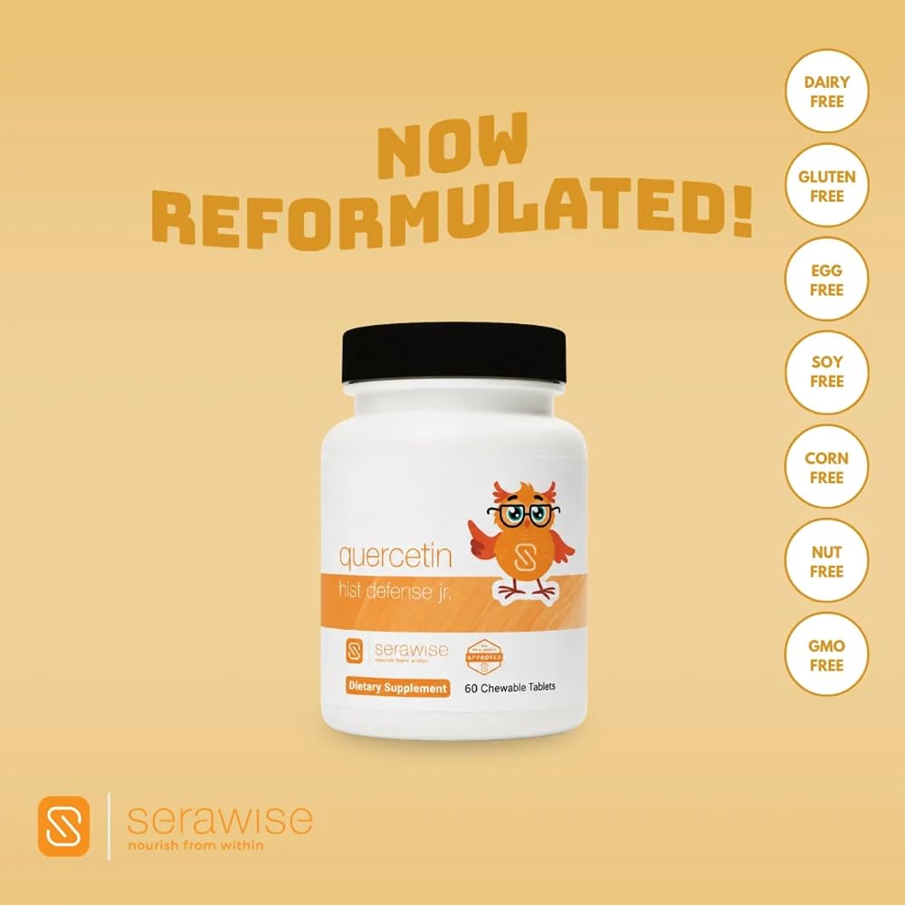 Serawise Quercetin Hist Defense Jr. Chewable - 60 Tablets - image 2