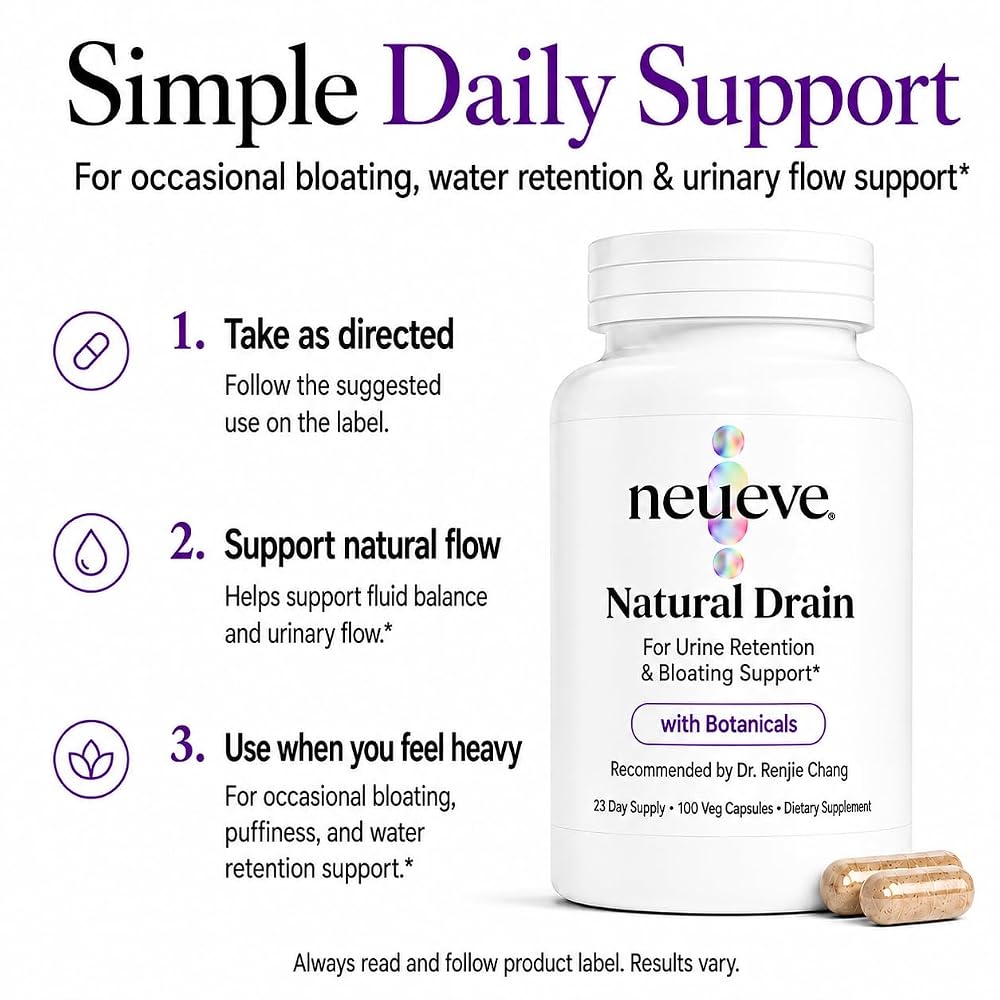 NeuEve Natural Drain Botanical Supplement - 100 Capsules - image 9