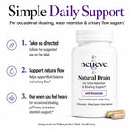 NeuEve Natural Drain Botanical Supplement - 100 Capsules - image 9