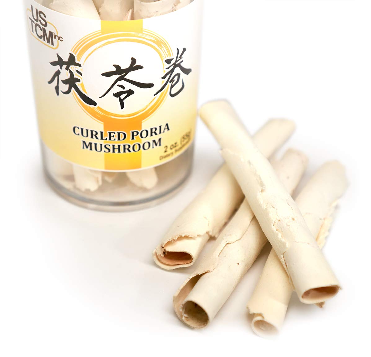 USTCM Curled Poria Mushroom Fu Ling Juan - 2 oz - image 3