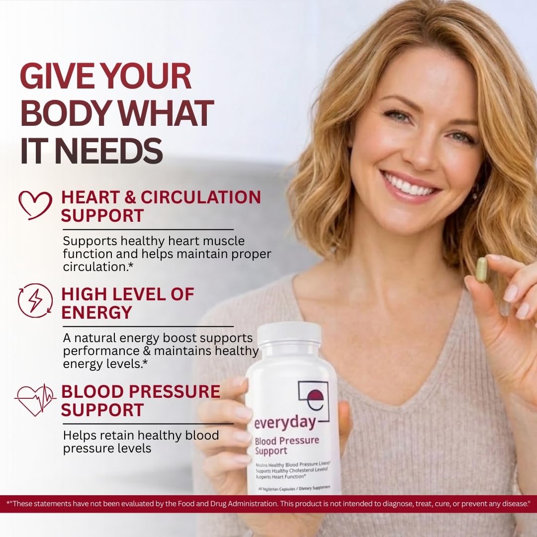 E Everyday Cardio Care Blood Pressure Supplement - 60 Capsules - image 5