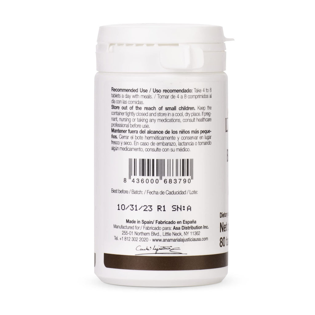 Ana María Lajusticia Brewer's Yeast - 80 Tablets - image 2
