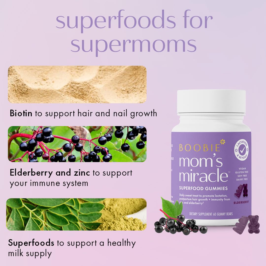 Boobie Brands Lactation Support Gummies - 60 Gummies - image 4