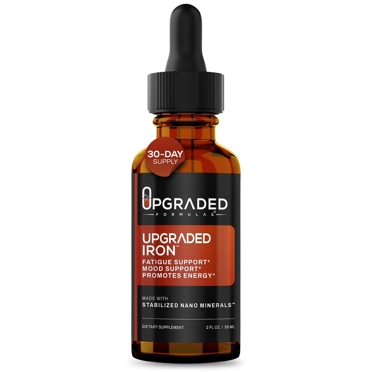 Upgraded Formulas Iron Liquid Nano Minerals - 2 Fl Oz
