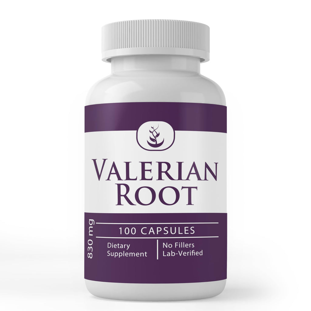PURE ORIGINAL INGREDIENTS Valerian Root - 100 Capsules