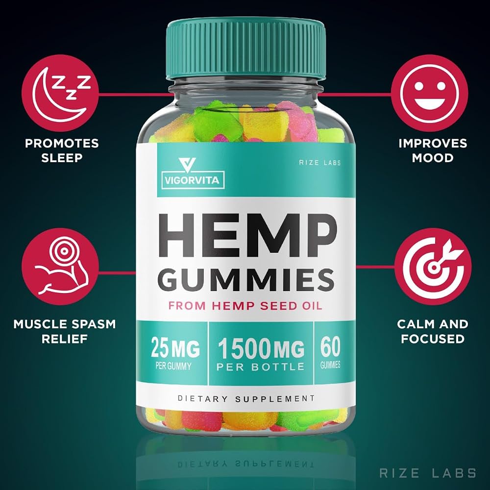 rize labs VigorVita Gummies Maximum Strength - 60 Gummies - image 7