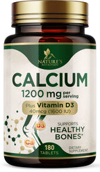 Nature's Nutrition Calcium 1200 mg Per Serving with Vitamin D3 - Bone