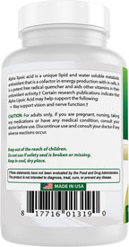 Best Naturals Alpha Lipoic Acid 200 Mg 120 Capsules