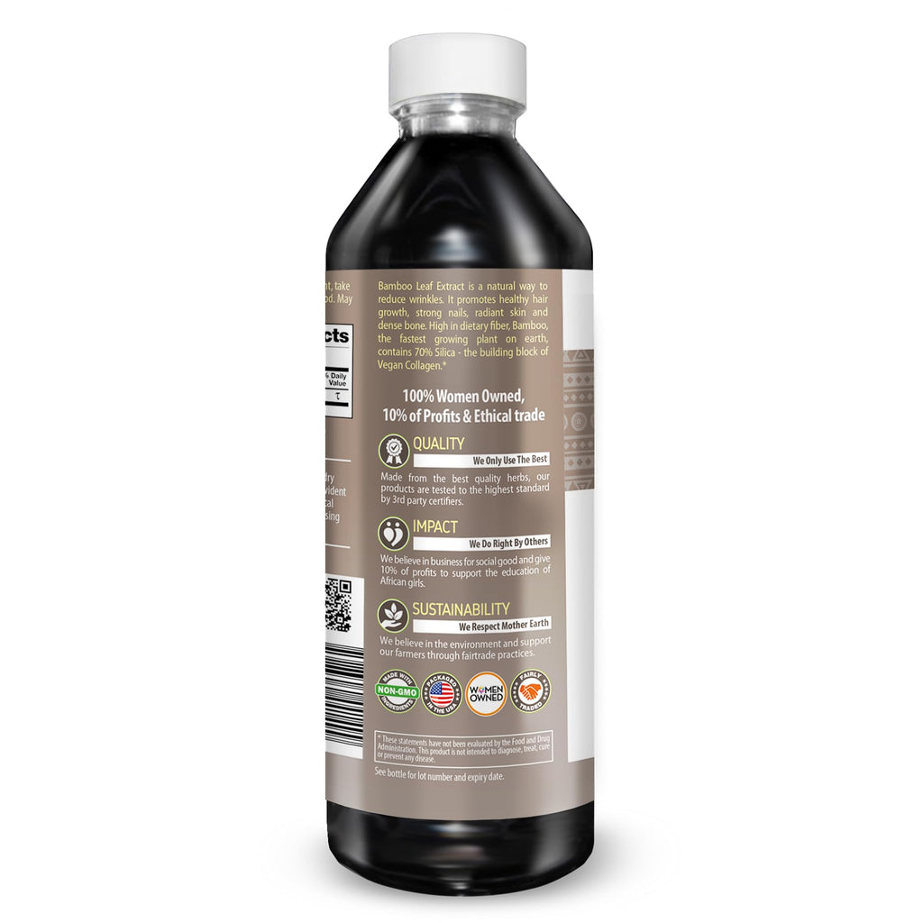 Herbal Goodness Bamboo Leaf Extract Organic Silica Supplement - 12 fl oz - image 9