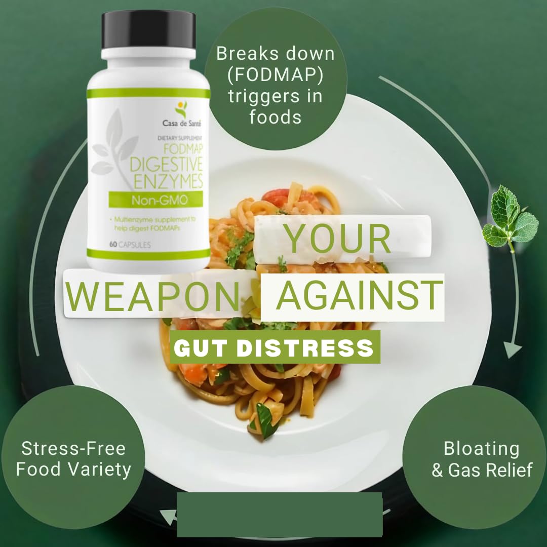 Casa de Sante FODMAP Digestive Enzymes 18-Enzyme - 60 Capsules - image 7