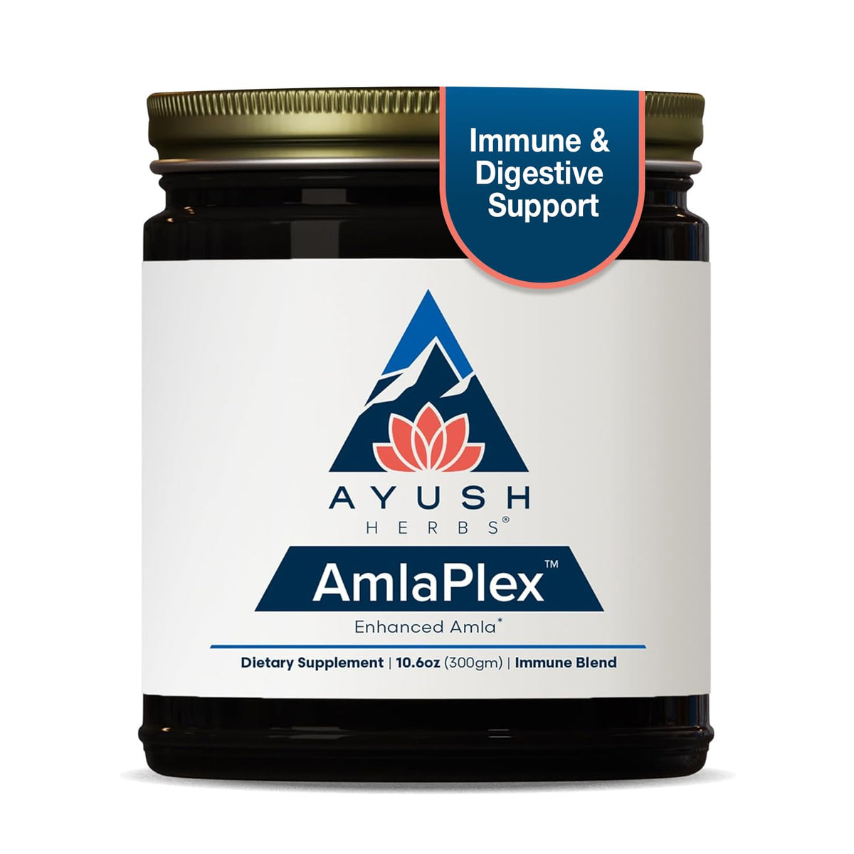 Ayush Herbs AmlaPlex Chyavanprash Immune Support - 30 Servings