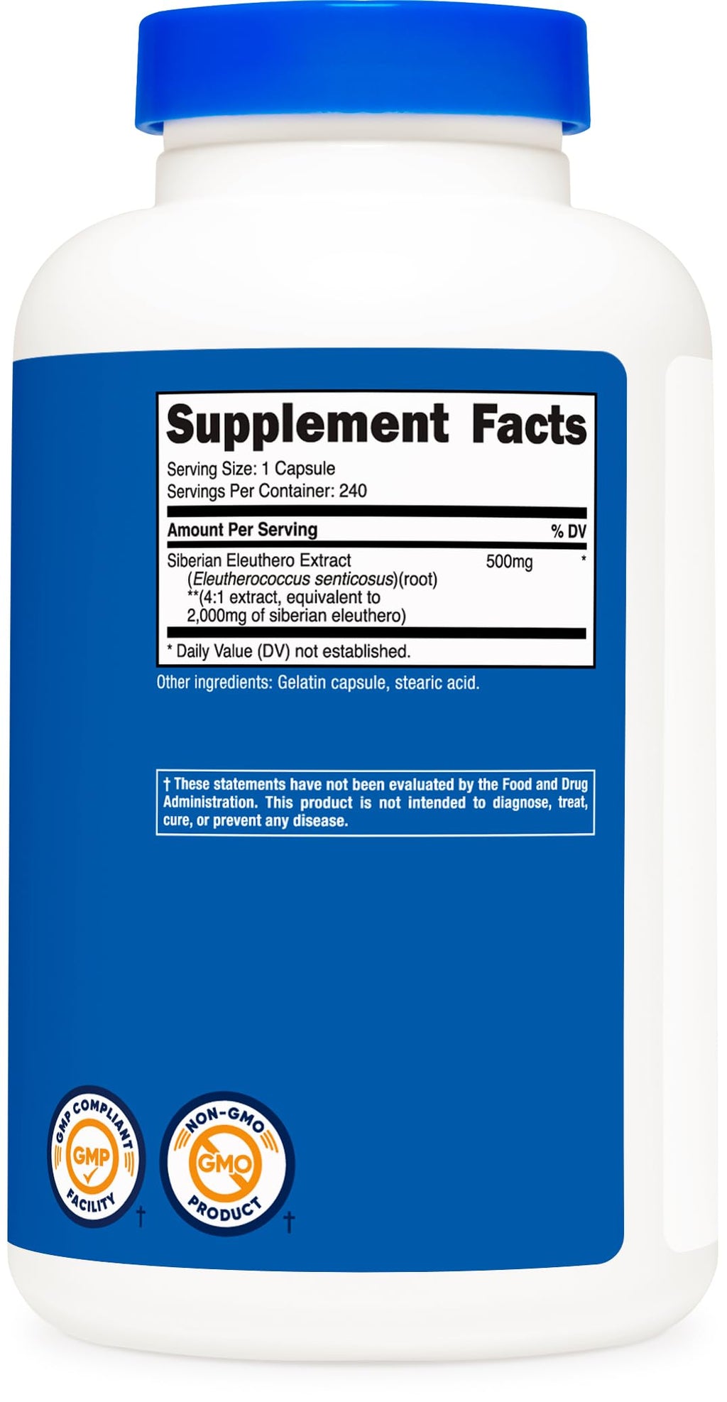 Nutricost Siberian Eleuthero 500mg