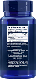 Life Extension L-Theanine Vegetarian Capsules for Relaxation - 120 Count - image 2