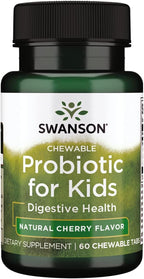 Swanson Probiotic Kids Natural Cherry 3 Billion CFU - 60 Chewables