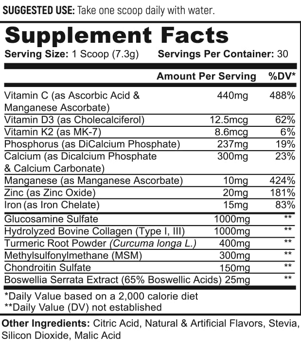 Navan Spine and Disc Osteo Nutrition Supplement Powder - 7.72 oz - image 2
