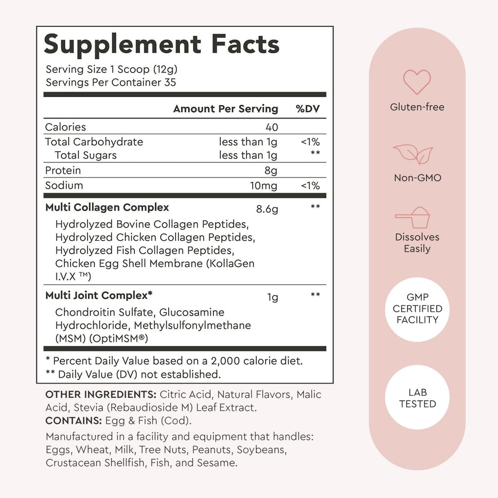 Alaya Naturals Multi Collagen Powder - 5 Types - 13.55 oz - image 4