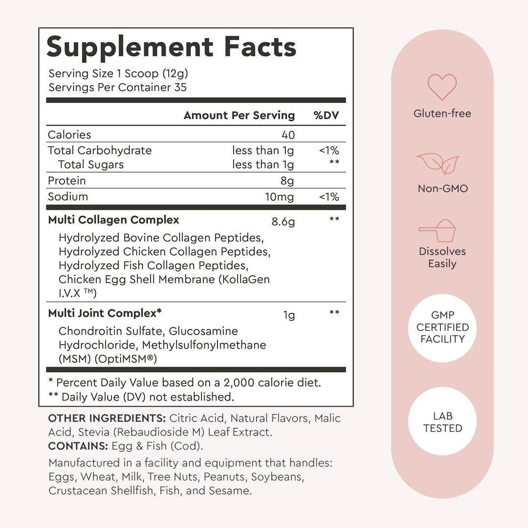 Alaya Naturals Multi Collagen Powder - 5 Types - 13.55 oz - image 4