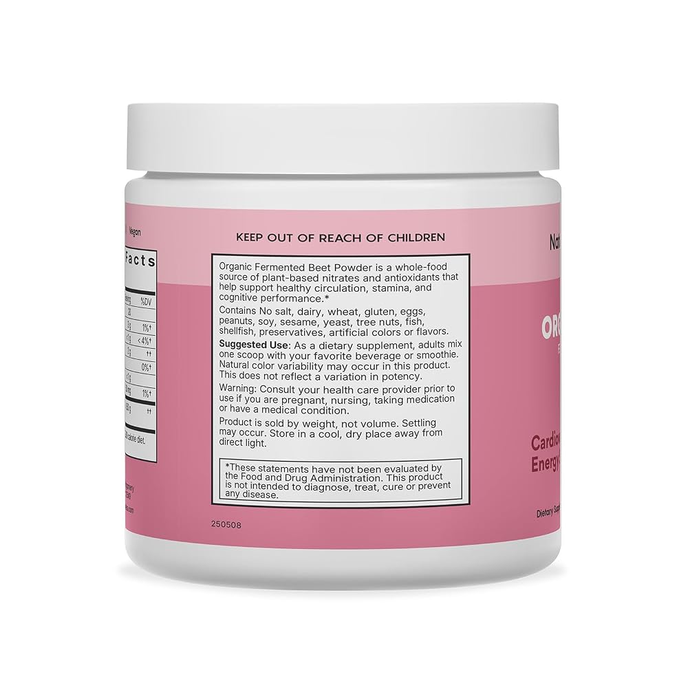 Natural Wellness Fermented Organic Beets Powder for Energy - 30 Servings - image 8