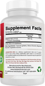 Best Naturals Hawthorn Berry 565 mg - 360 Capsules - image 6