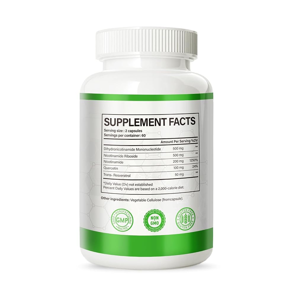 Ashenutri NMNH Supplement NAD+ Support - 120 Capsules - image 9