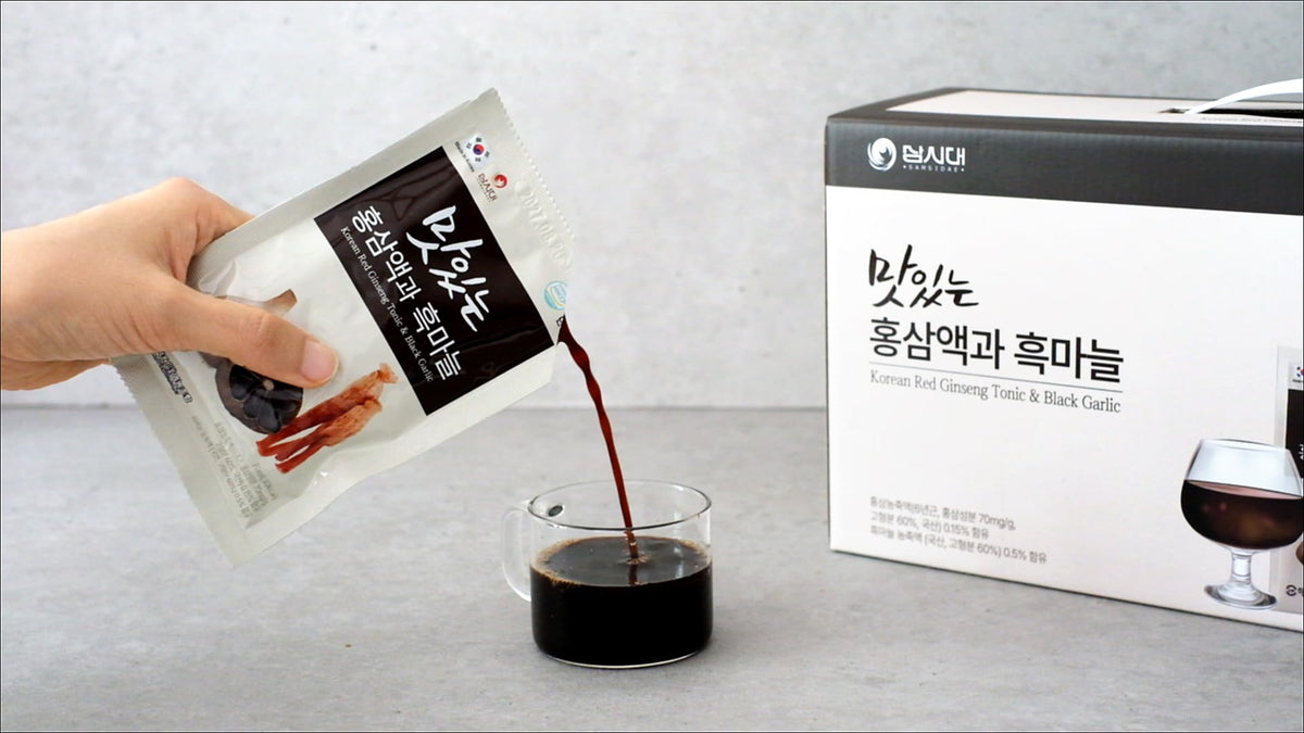SAMSIDAE Korean Red Ginseng & Black Garlic Tonic - 30 Pouches - image 6