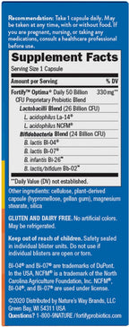 Nature's Way Fortify Optima Advanced Care Probiotic - 30 Capsules - image 8