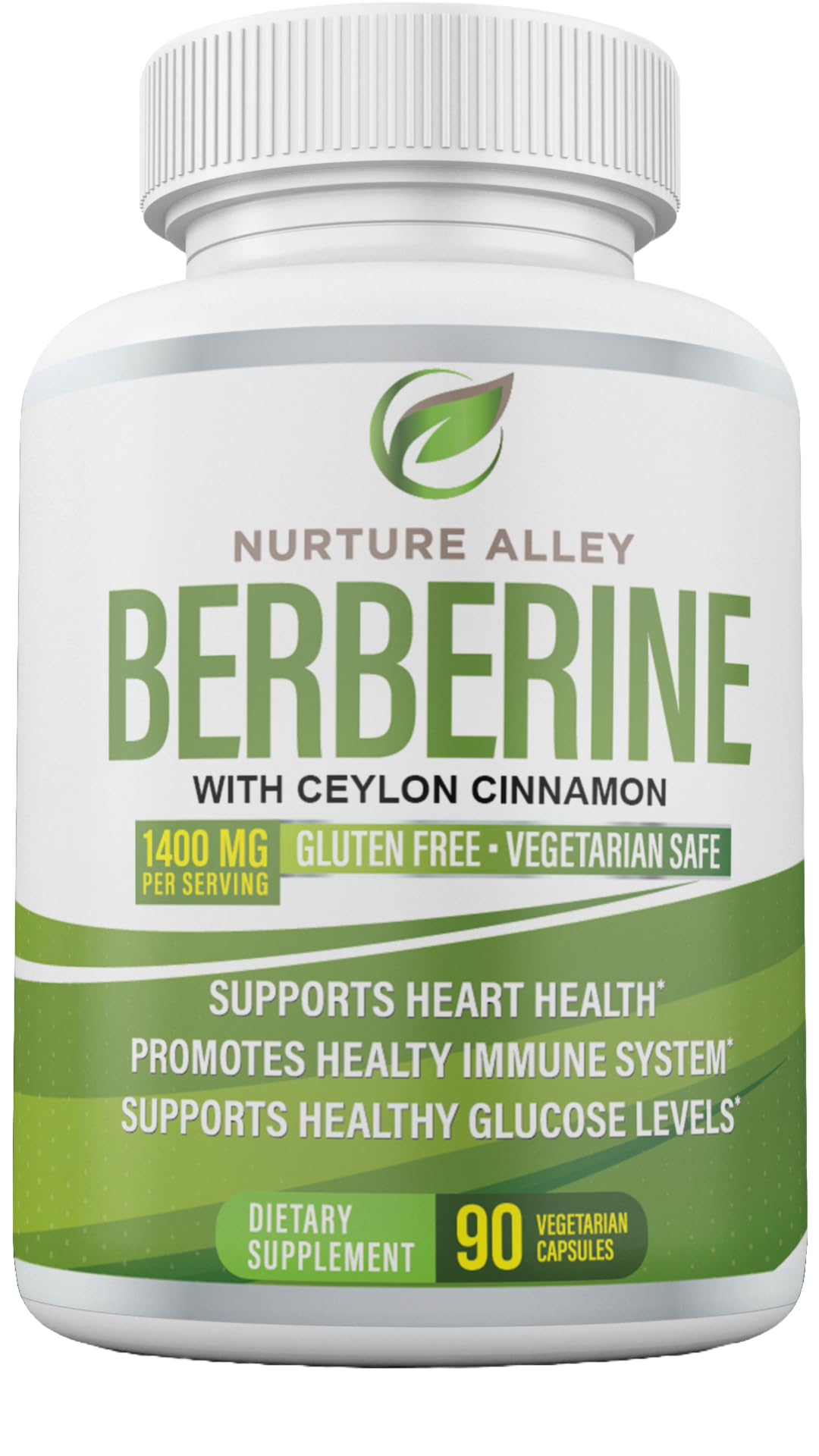 Nurture Alley Berberine Complex 1200 mg with Ceylon Cinnamon - 90 Capsules - image 3