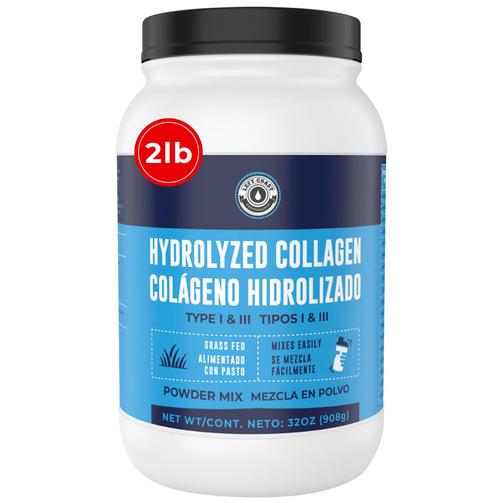 Left Coast Performance Collagen Hydrolyzed Powder - 32 oz