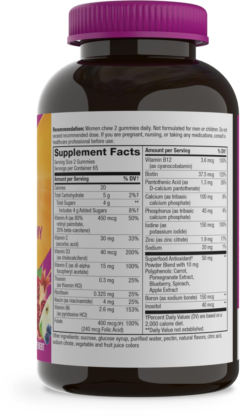 Nature's Way Alive! Women's Multivitamin Gummy - 130 Gummies - image 8
