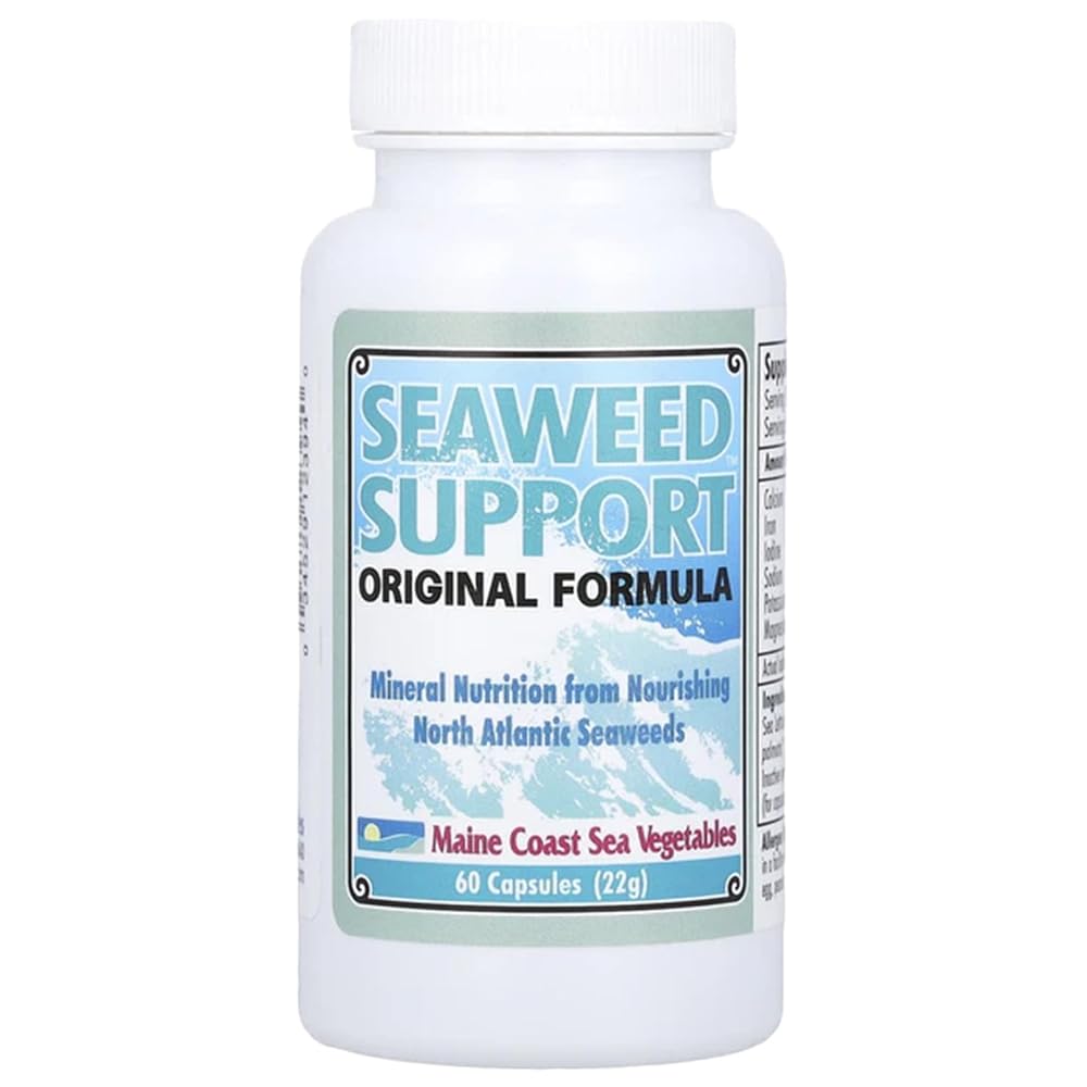 Maine Coast Sea Vegetables Seaweed Support Iodine - 60 Capsules