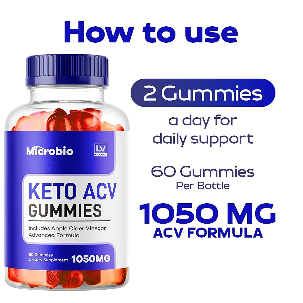 LIVORKA Microbio Keto ACV Gummies - 300 Count (5 Pack) - image 3