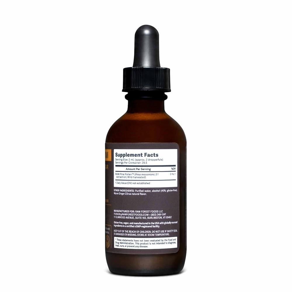 RAW Forest Foods Pine Pollen Nectar Tincture - 2 Fl Oz - image 9