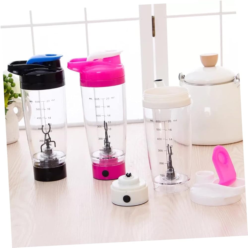 TIDTALEO Battery Operated Shaker Bottle Mixer 600ml - Green - image 9