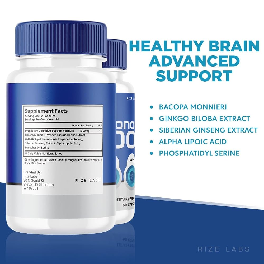 Rize Labs Chrono Boost Pro Sleep & Brain Health Capsules - 120 Count - image 8