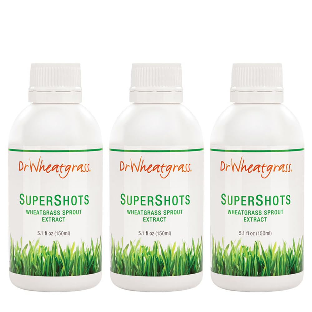 Dr Wheatgrass Supershots(30 Day Supply) - Wheatgrass Extract in