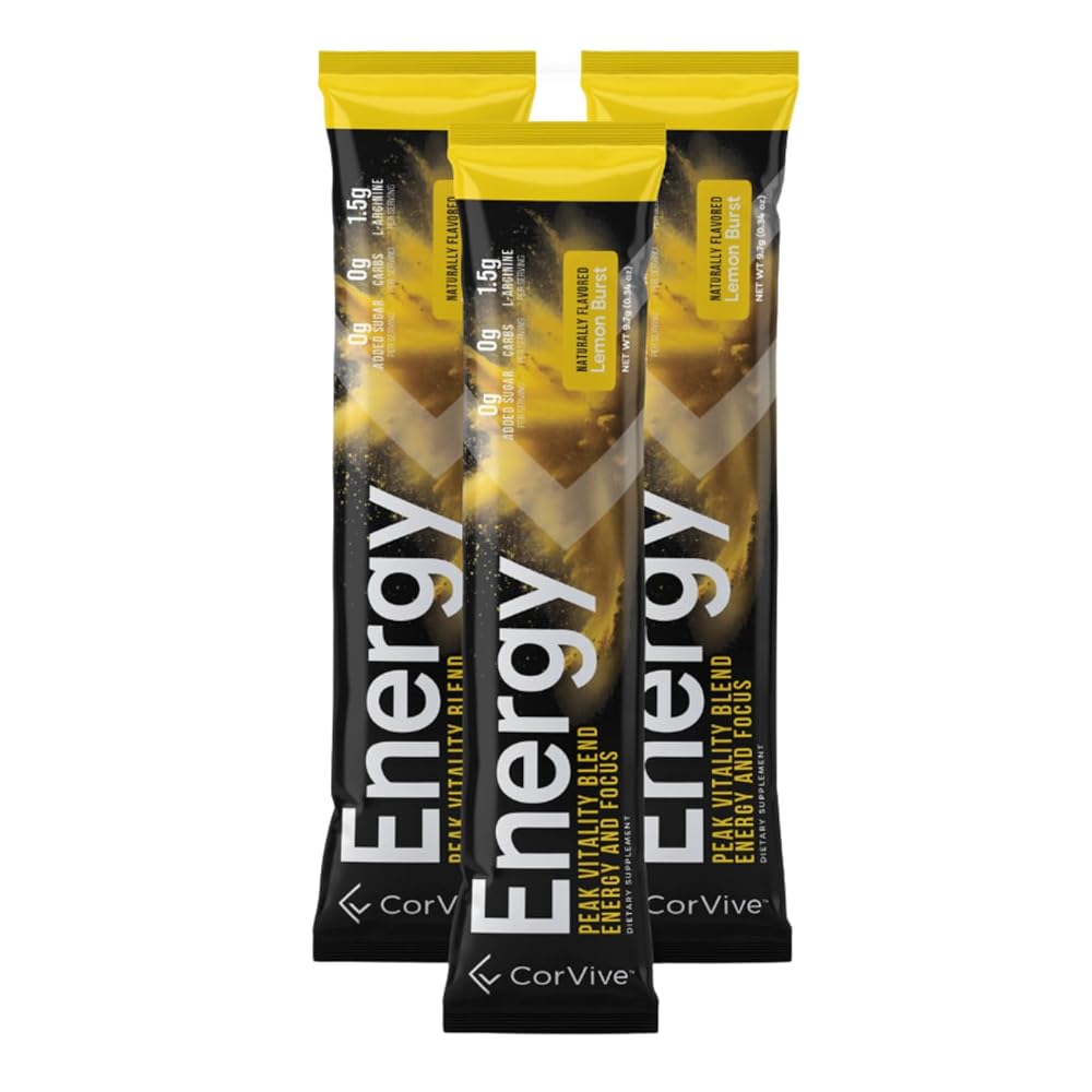 CorVive Energy Natural Energy & Focus Supplement - 15 Stick Packs - image 3