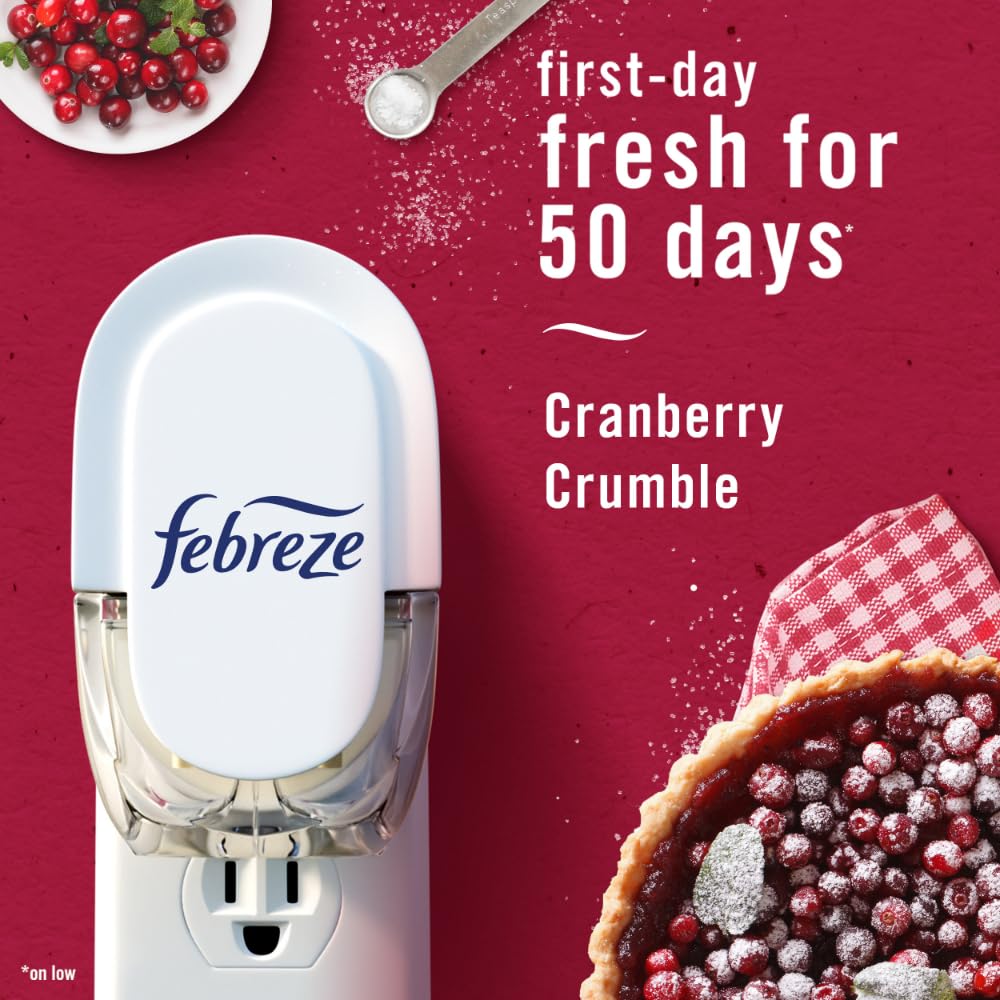 Febreze Plug In Air Freshener Cranberry Crumble Refill - 1 Pack - image 3