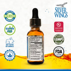 Natural Path Silver Wings Colloidal Silver 250ppm 32oz - Premium