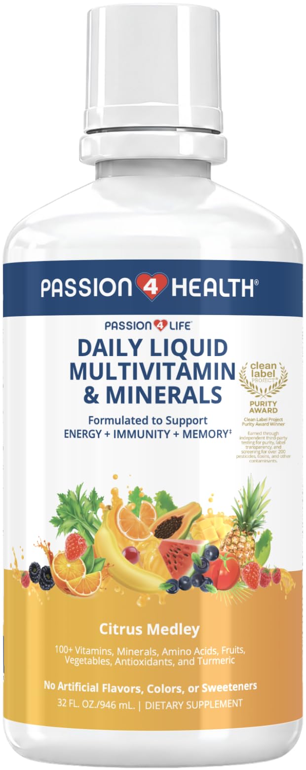 Passion 4 Life Daily Liquid Multivitamin - 32 Fl Oz