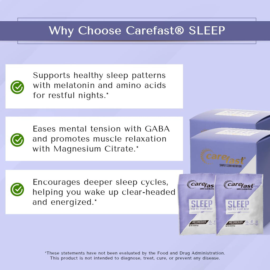CAREFAST Sleep Hot Chocolate Drink Mix - 15 Packets - image 6