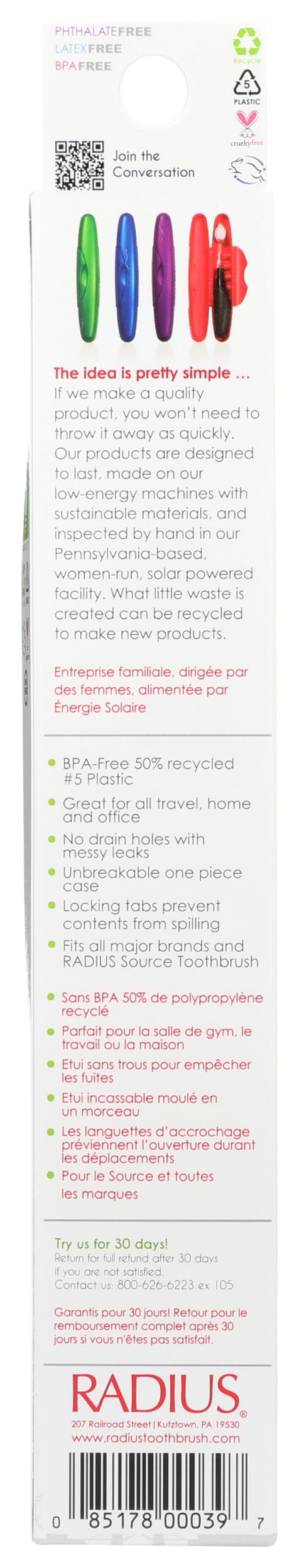 RADIUS Toothbrush Case - 1 Count - image 2