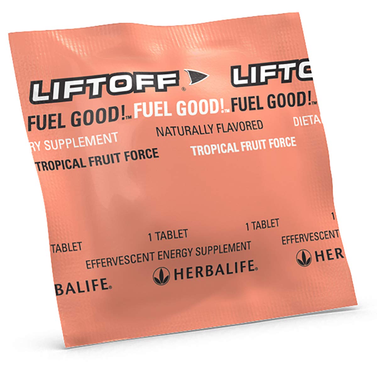 Herbalife Liftoff Effervescent Energy Supplement Tropical Fruit - 10 Tablets - image 2