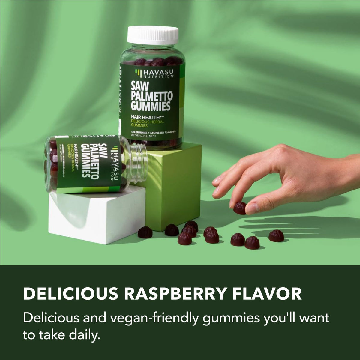 HAVASU NUTRITION Saw Palmetto for Men Gummies - DHT Blocker