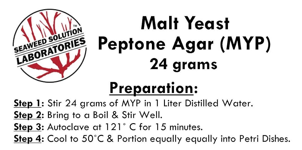 Seaweed Solution Laboratories Malt Yeast Peptone Agar for Mushrooms - 24g - image 3